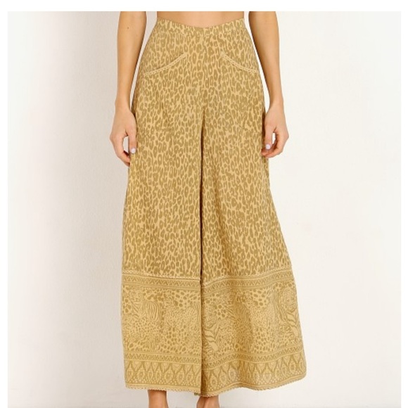 Spell Mustard Wide Leg Pants & Jumpsuit - Picture 3 of 13